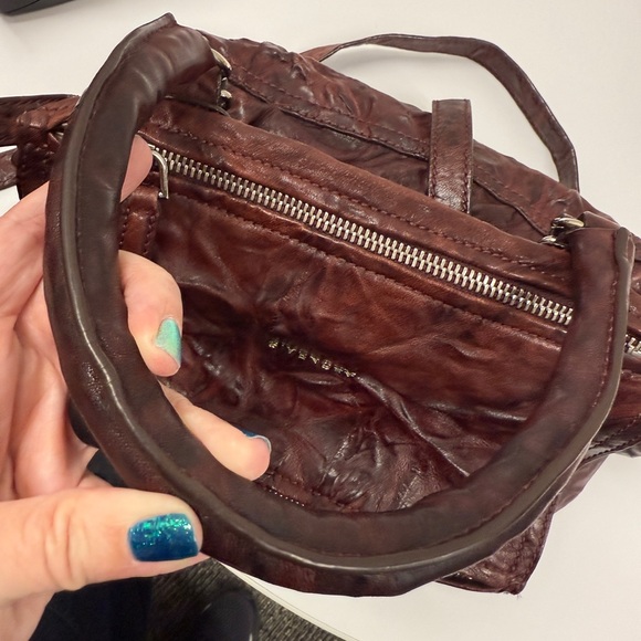 Givenchy Oxblood Leather Handbag - Picture 12 of 17